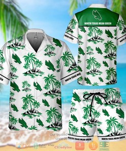 Stylish North Texas Mean Green Hawaiian Shirt, ShortLIMITED EDITION for Fashionable Fans