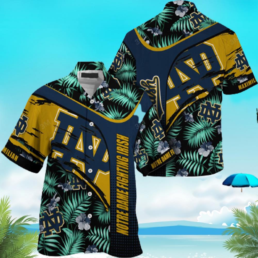 Stylish Notre Dame Fighting Irish Hawaiian Shirt for Fans