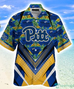 Summer Gift: Pittsburgh Panthers Hawaiian Shirt and Shorts with Tropical Flower Pattern for Fans