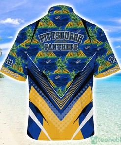 Summer Gift: Pittsburgh Panthers Hawaiian Shirt and Shorts with Tropical Flower Pattern for Fans