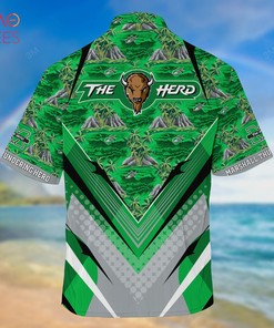 Summer Hawaiian Shirt and Shorts for Sports Fans - Trending Marshall Thundering Herd