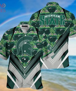 Summer Hawaiian Shirt and Shorts for Sports Fans - Trending Michigan State Spartans