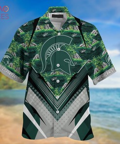 Summer Hawaiian Shirt and Shorts for Sports Fans - Trending Michigan State Spartans