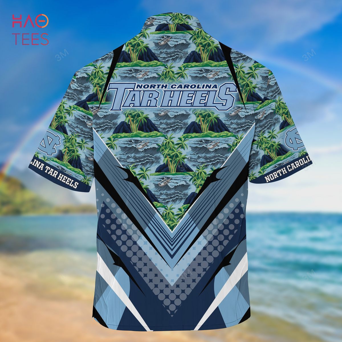 Summer Hawaiian Shirt and Shorts for Sports Fans - Trending North Carolina Tar Heels