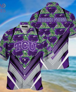 Summer Hawaiian Shirt and Shorts for Sports Fans - Trending TCU Horned Frogs