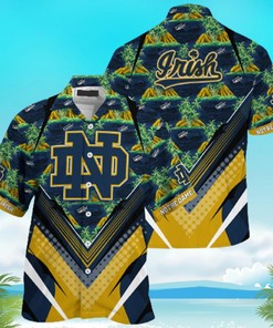 Summer Hawaiian Shirt for Sports Fans - Notre Dame Fighting Irish Collection