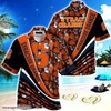 Syracuse Orange Beach Hawaiian Shirt with Tropical Flower Pattern
