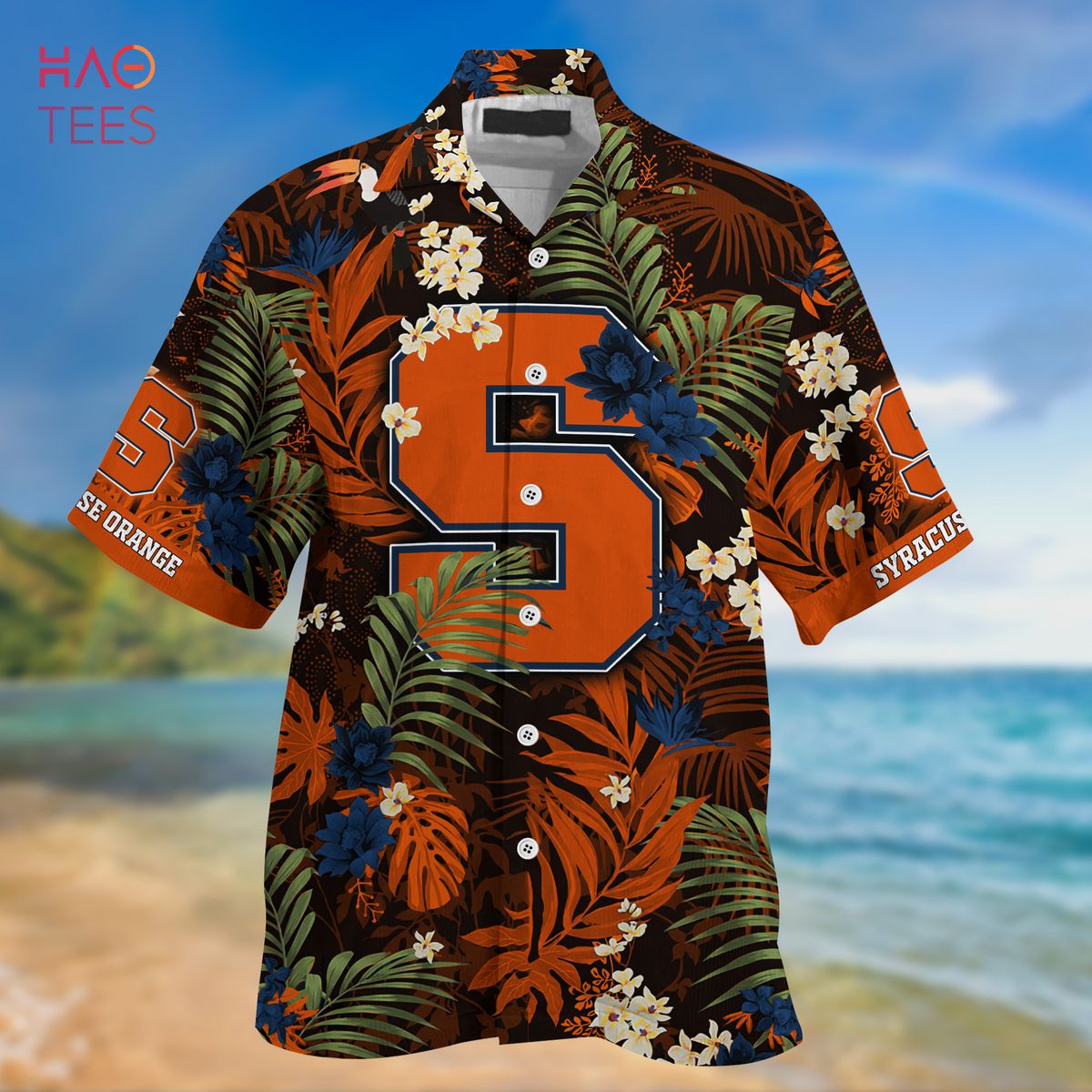 Syracuse Orange Hawaiian Shirt And Shorts For Fans