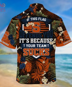 Syracuse Orange Hawaiian Shirt And Shorts For Fans