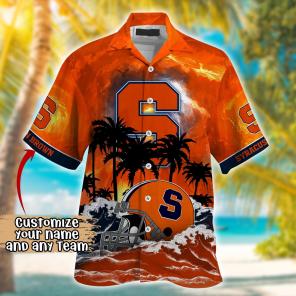 Syracuse Orange NCAA Best Hawaiian Shirt Ever- Customize Any Team Any League