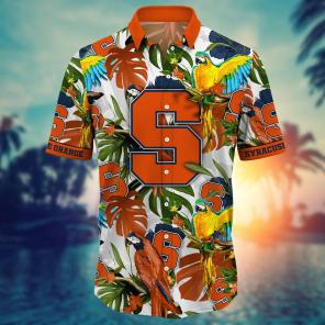 Syracuse Orange NCAA Flower Hawaii Shirt For Fans Ver 1