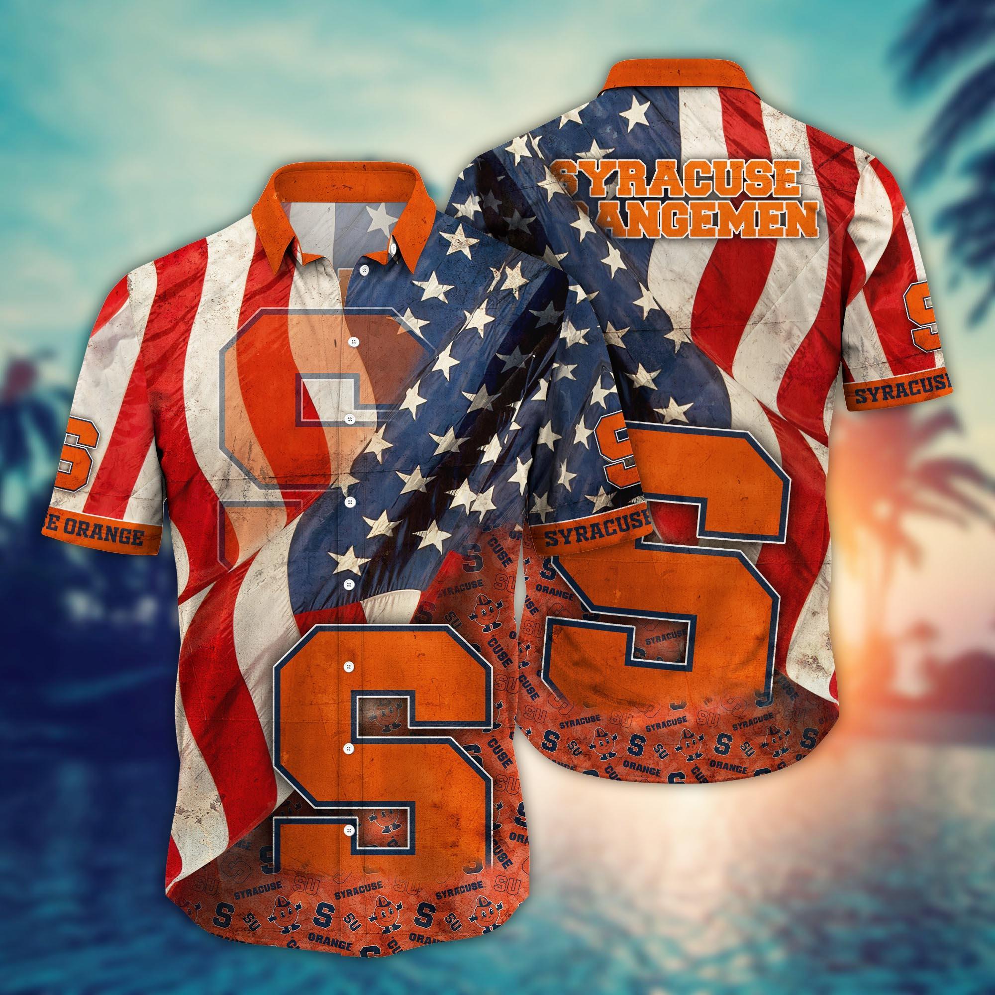Syracuse Orange NCAA Flower Hawaii Shirt For Fans Ver 10