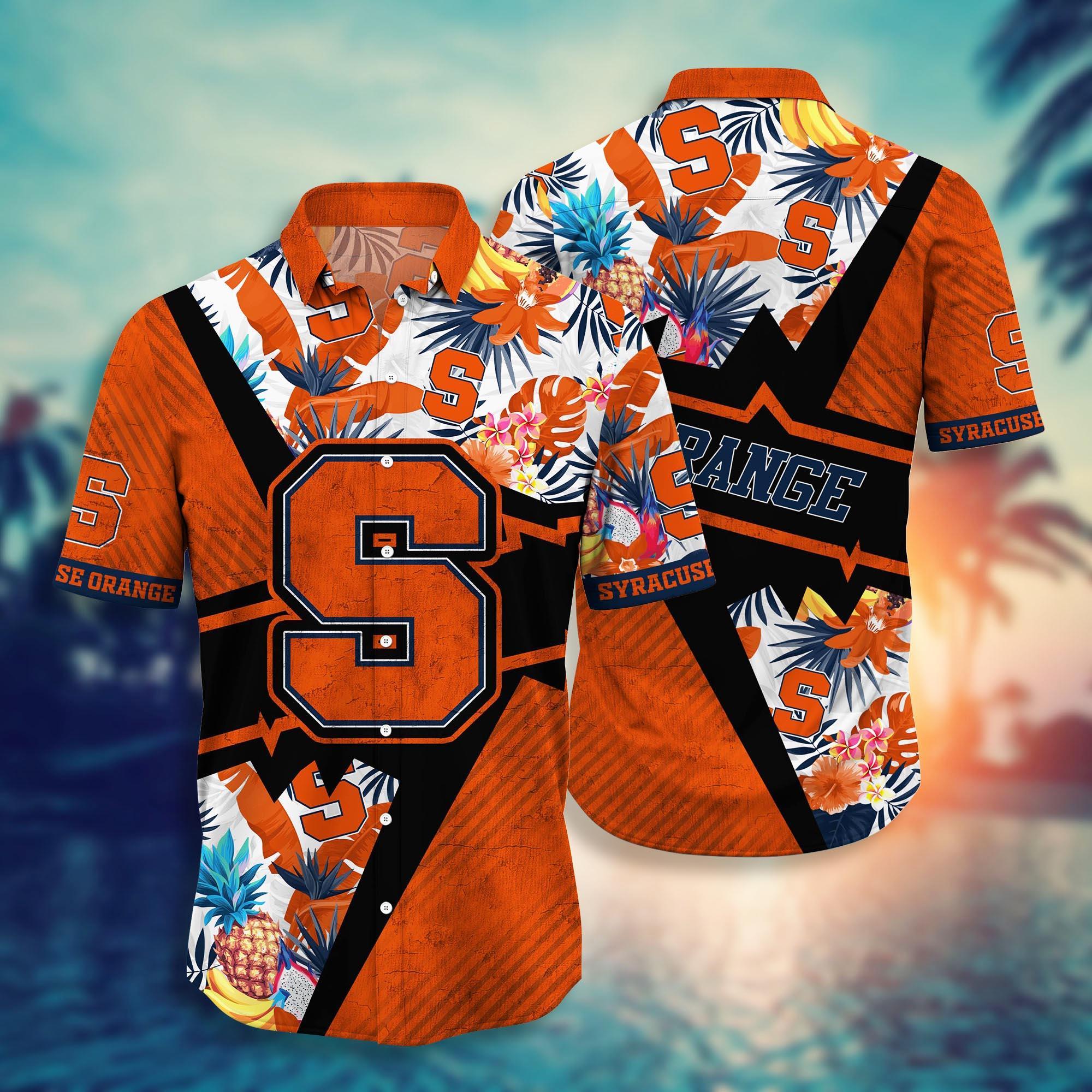 Syracuse Orange NCAA Flower Hawaii Shirt For Fans Ver 11