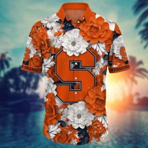 Syracuse Orange NCAA Flower Hawaii Shirt For Fans Ver 12