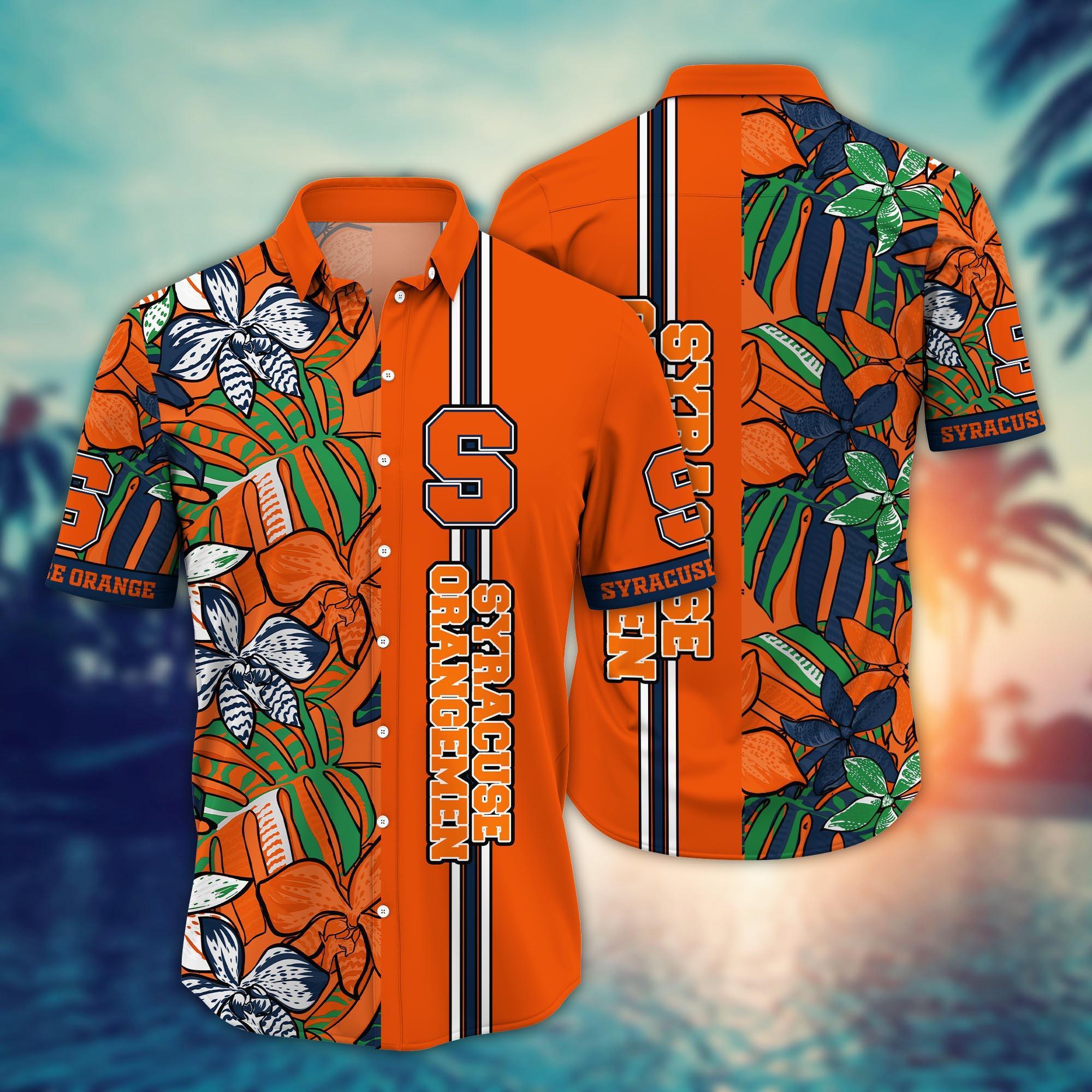 Syracuse Orange NCAA Flower Hawaii Shirt For Fans Ver 15