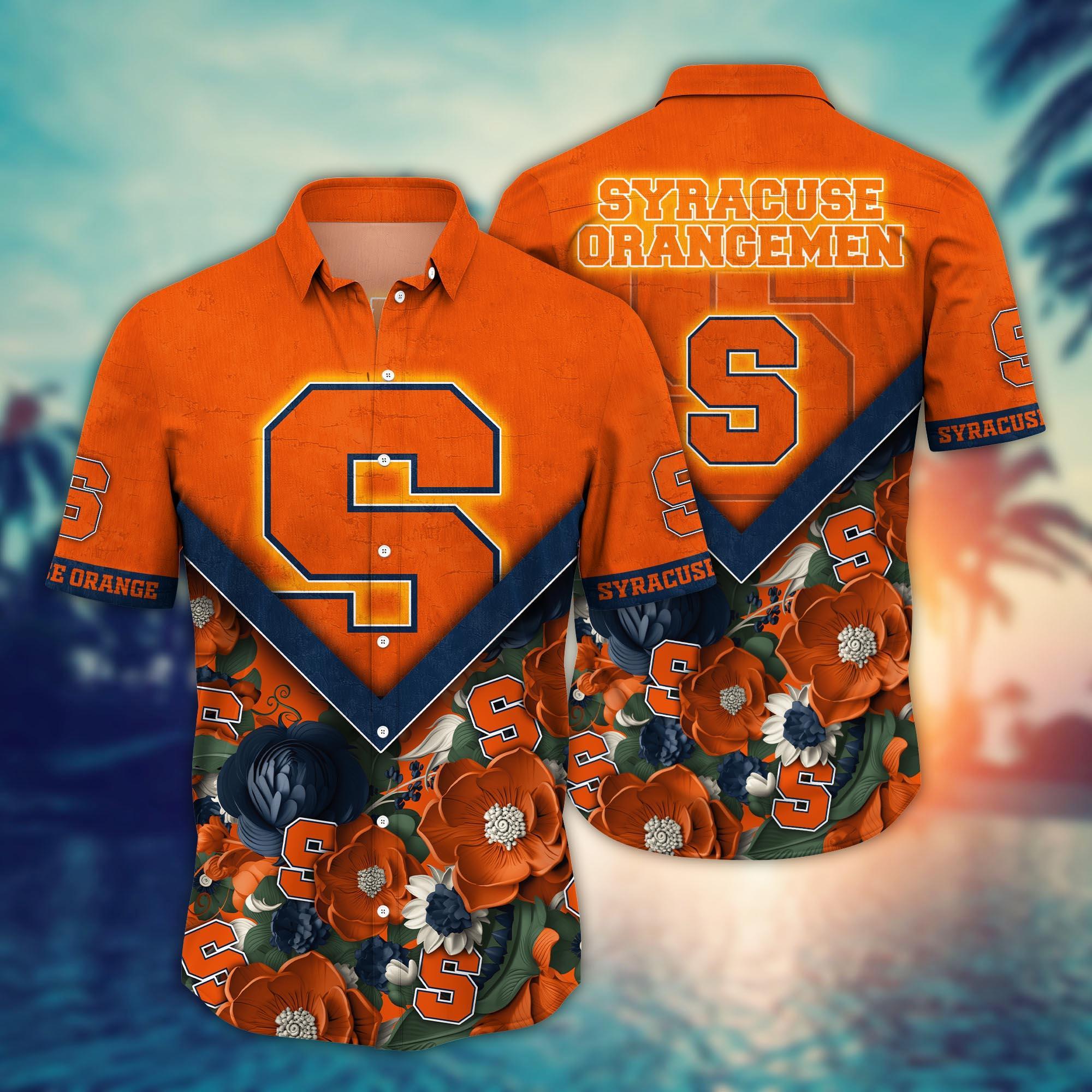Syracuse Orange NCAA Flower Hawaii Shirt For Fans Ver 18