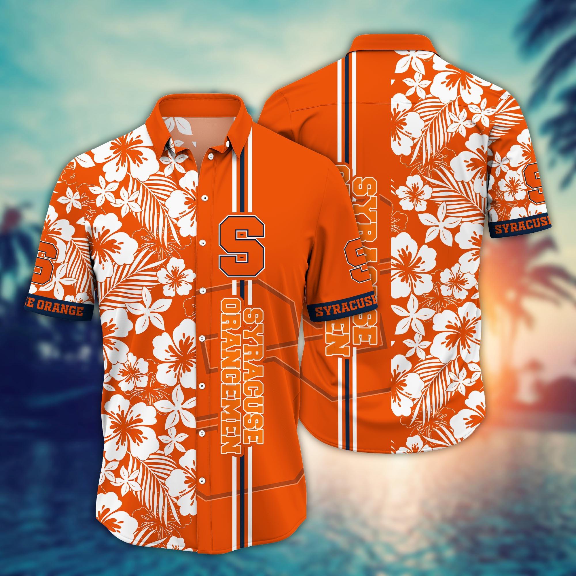 Syracuse Orange NCAA Flower Hawaii Shirt For Fans Ver 19