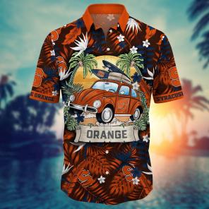 Syracuse Orange NCAA Flower Hawaii Shirt For Fans Ver 2