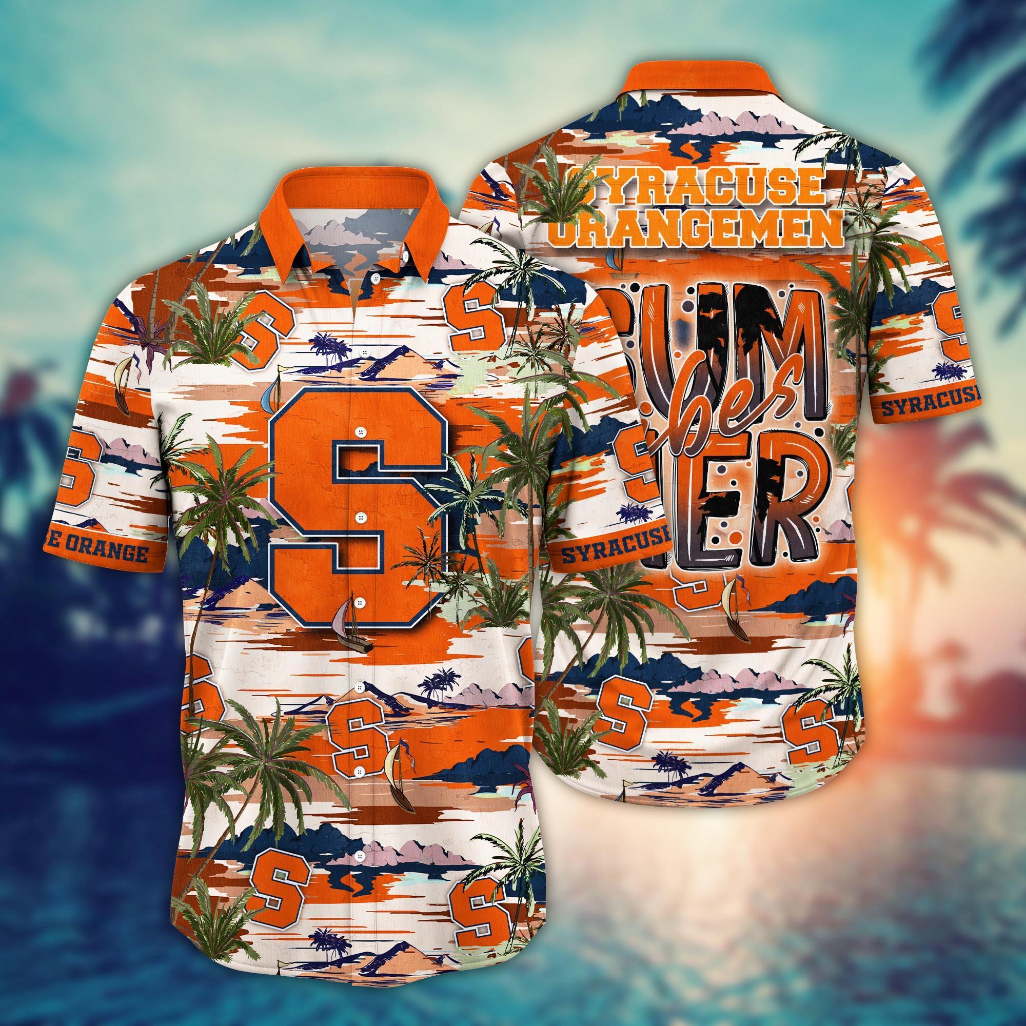 Syracuse Orange NCAA Flower Hawaii Shirt For Fans Ver 20