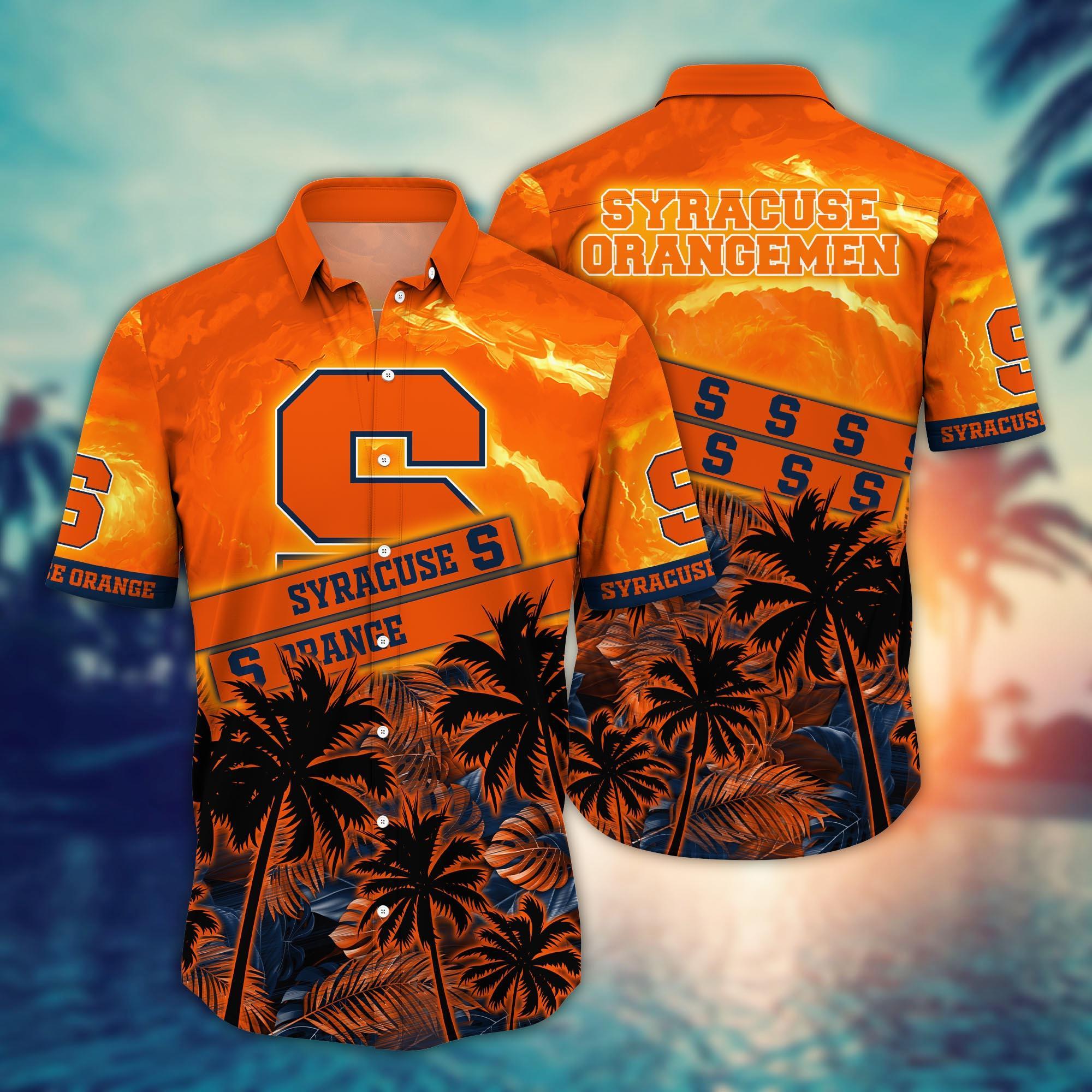 Syracuse Orange NCAA Flower Hawaii Shirt For Fans Ver 21