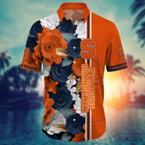 Syracuse Orange NCAA Flower Hawaii Shirt For Fans Ver 24