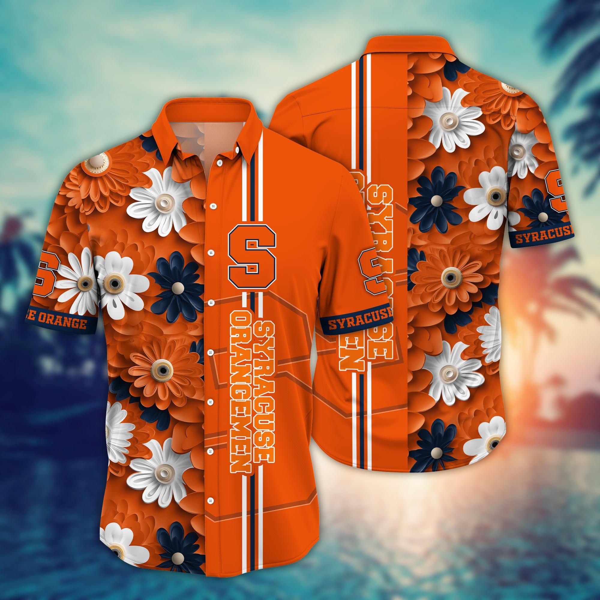 Syracuse Orange NCAA Flower Hawaii Shirt For Fans Ver 25