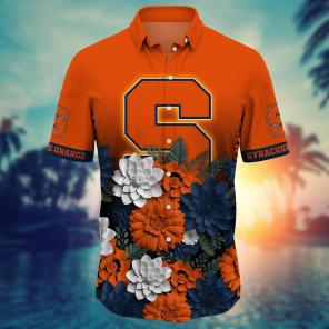 Syracuse Orange NCAA Flower Hawaii Shirt For Fans Ver 26