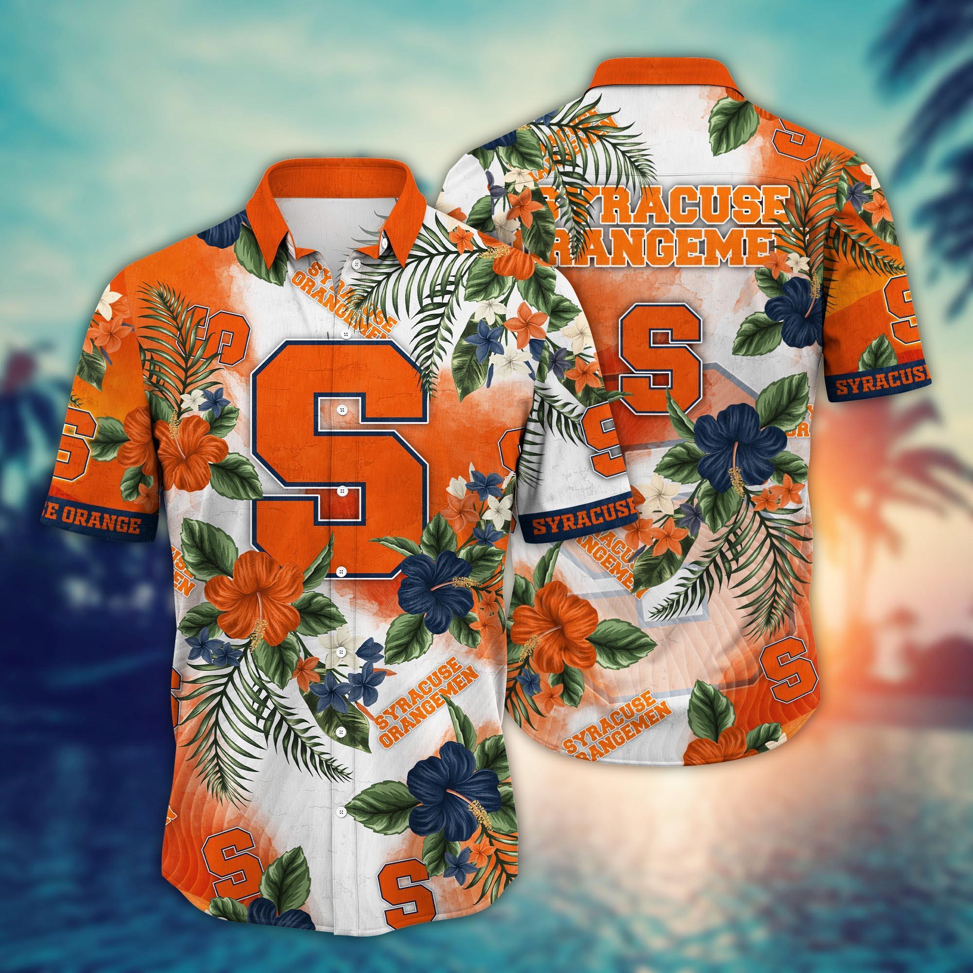 Syracuse Orange NCAA Flower Hawaii Shirt For Fans Ver 27