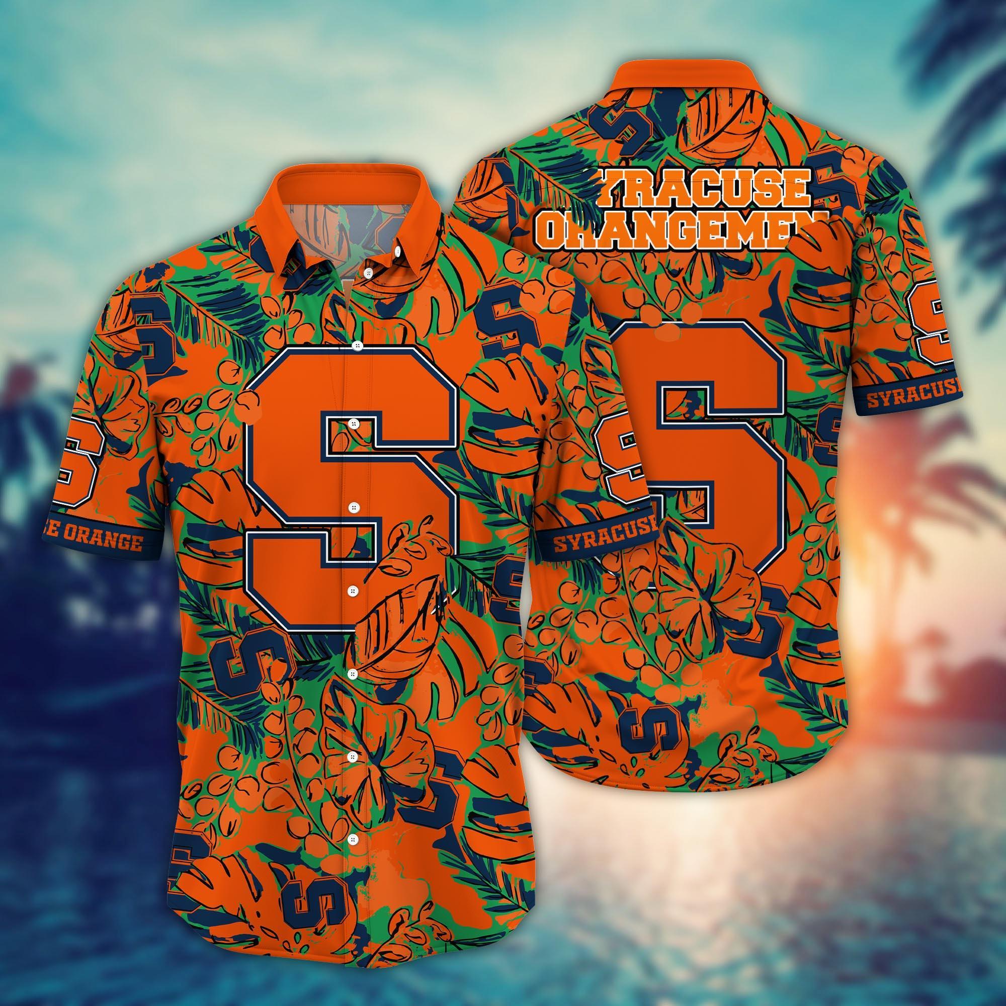 Syracuse Orange NCAA Flower Hawaii Shirt For Fans Ver 29