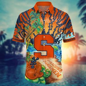 Syracuse Orange NCAA Flower Hawaii Shirt For Fans Ver 3