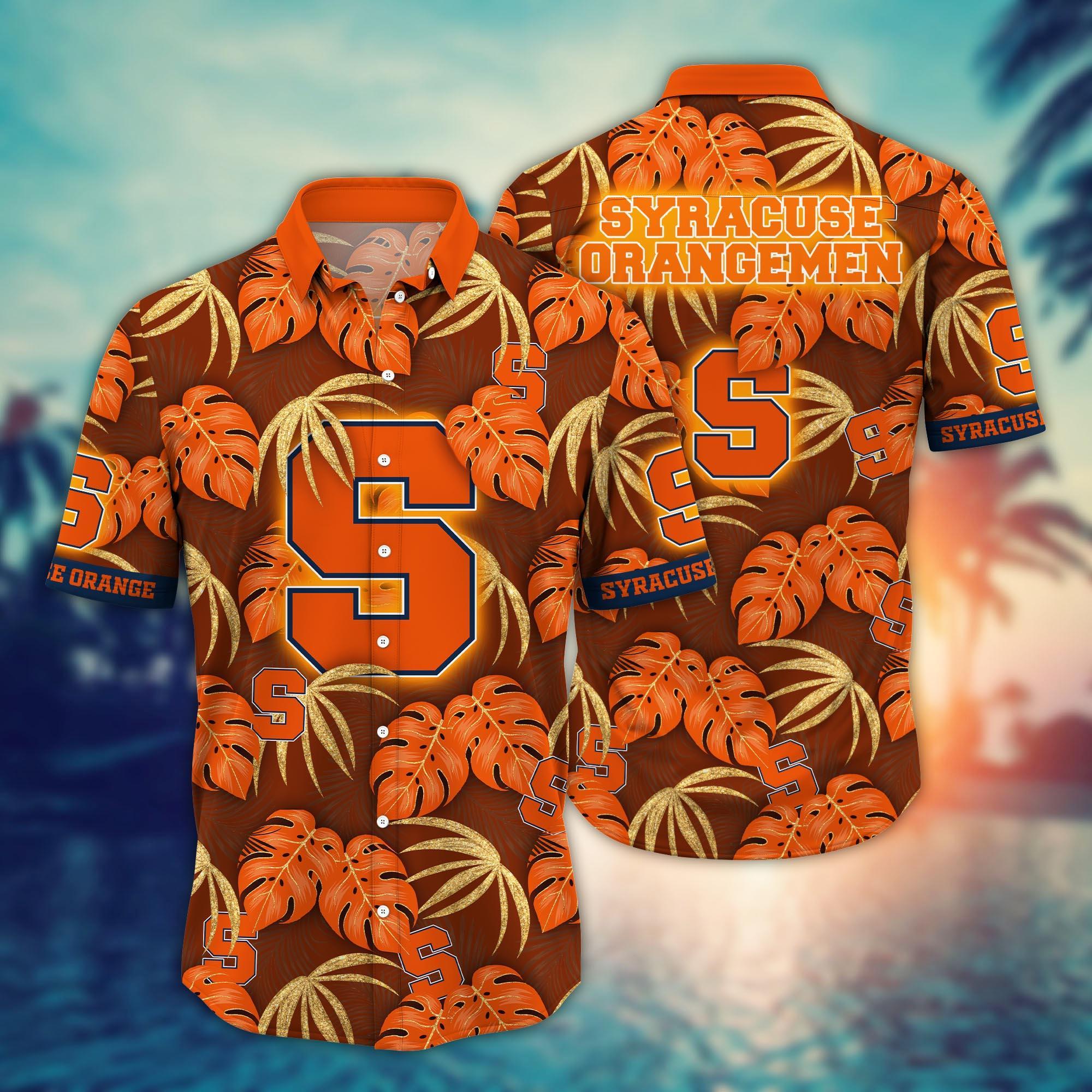 Syracuse Orange NCAA Flower Hawaii Shirt For Fans Ver 30