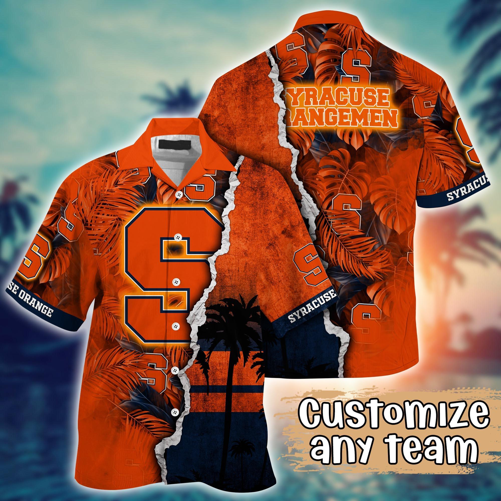 Syracuse Orange NCAA Flower Hawaii Shirt For Fans Ver 32