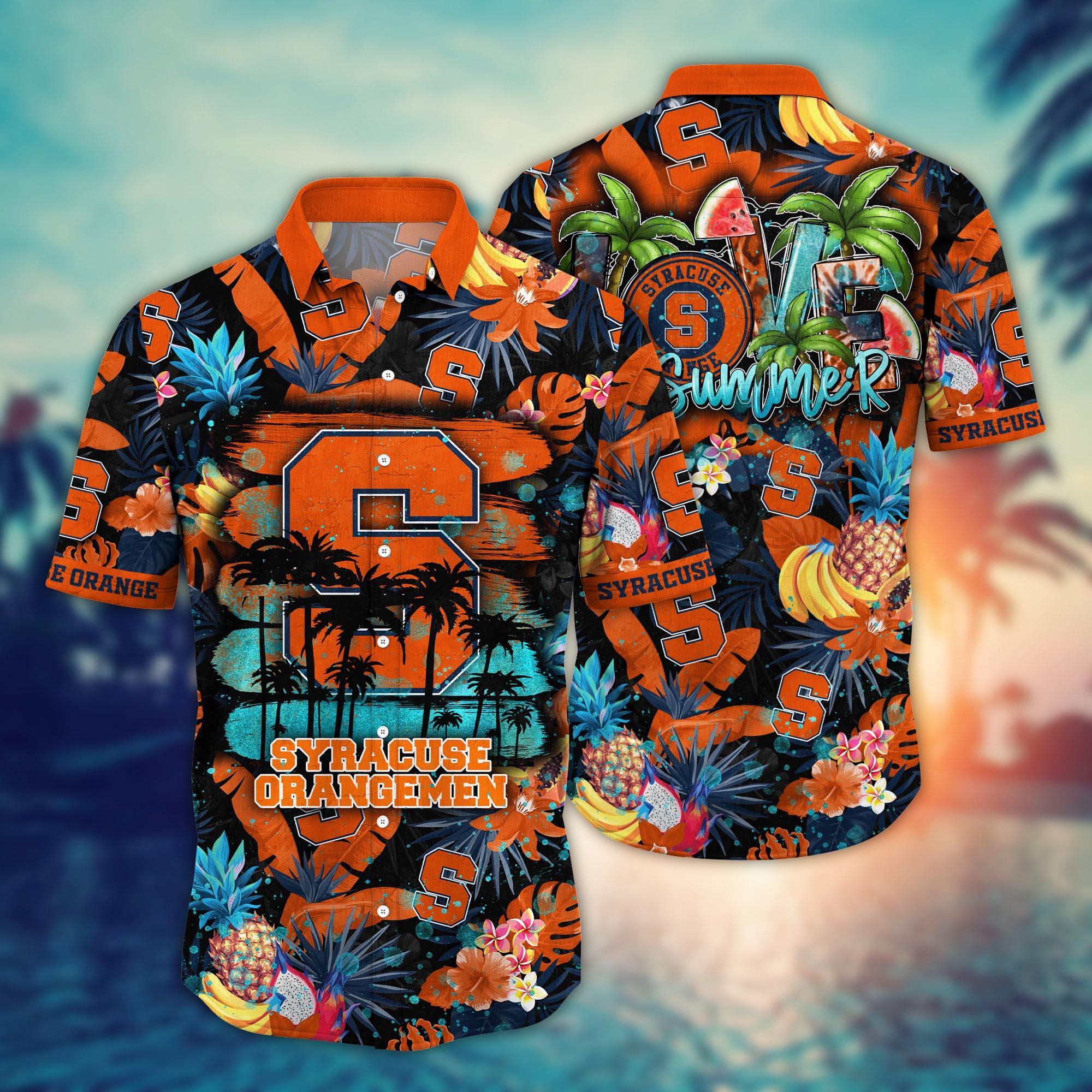 Syracuse Orange NCAA Flower Hawaii Shirt For Fans Ver 33