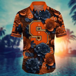 Syracuse Orange NCAA Flower Hawaii Shirt For Fans Ver 34