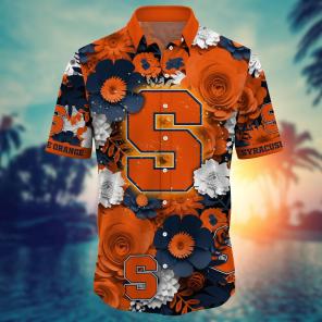 Syracuse Orange NCAA Flower Hawaii Shirt For Fans Ver 35