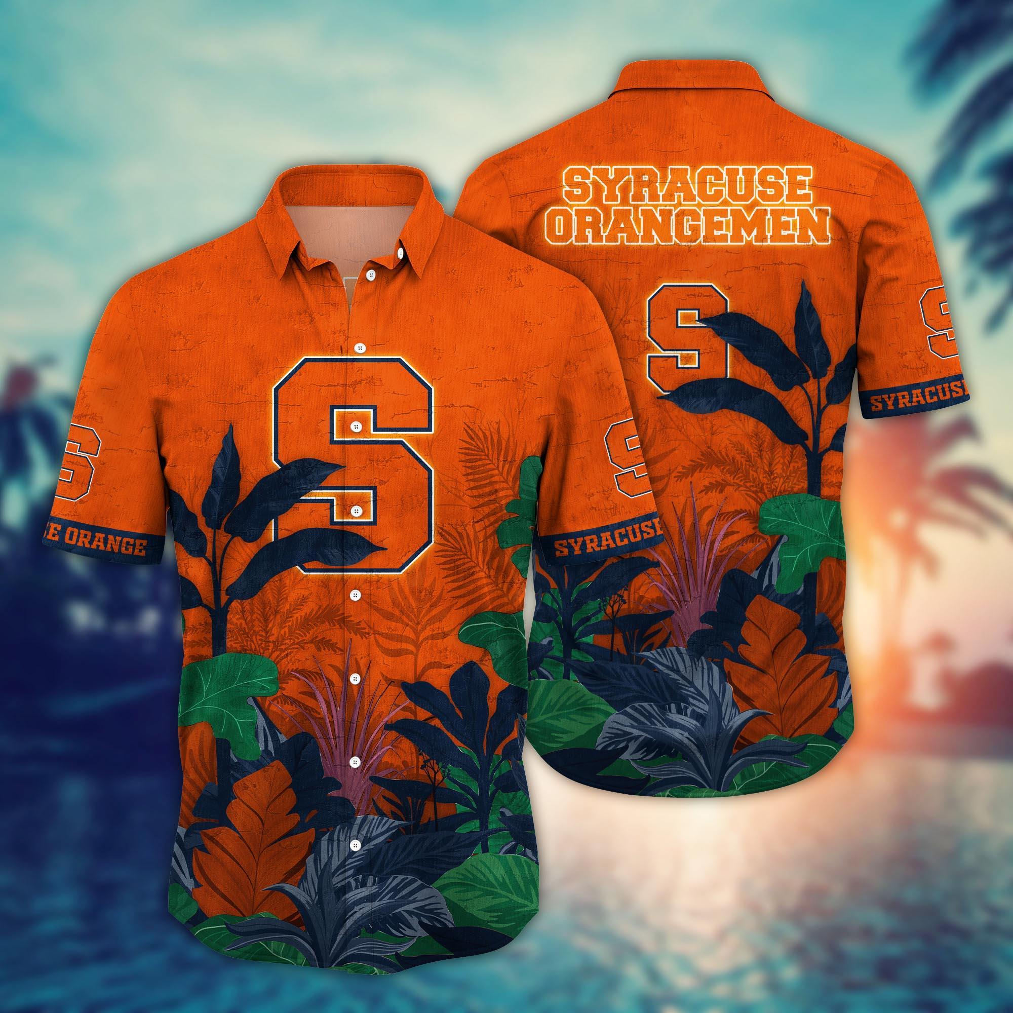 Syracuse Orange NCAA Flower Hawaii Shirt For Fans Ver 6
