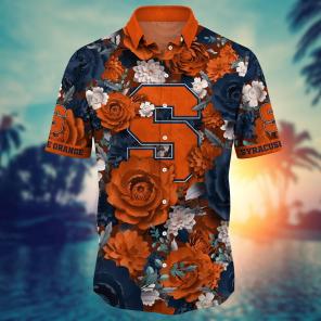 Syracuse Orange NCAA Flower Hawaii Shirt For Fans Ver 7