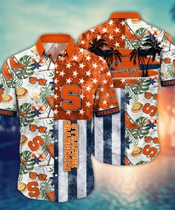 Syracuse Orange NCAA Flower Hawaii Shirt For Fans Ver 8