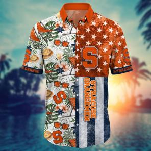 Syracuse Orange NCAA Flower Hawaii Shirt For Fans Ver 8
