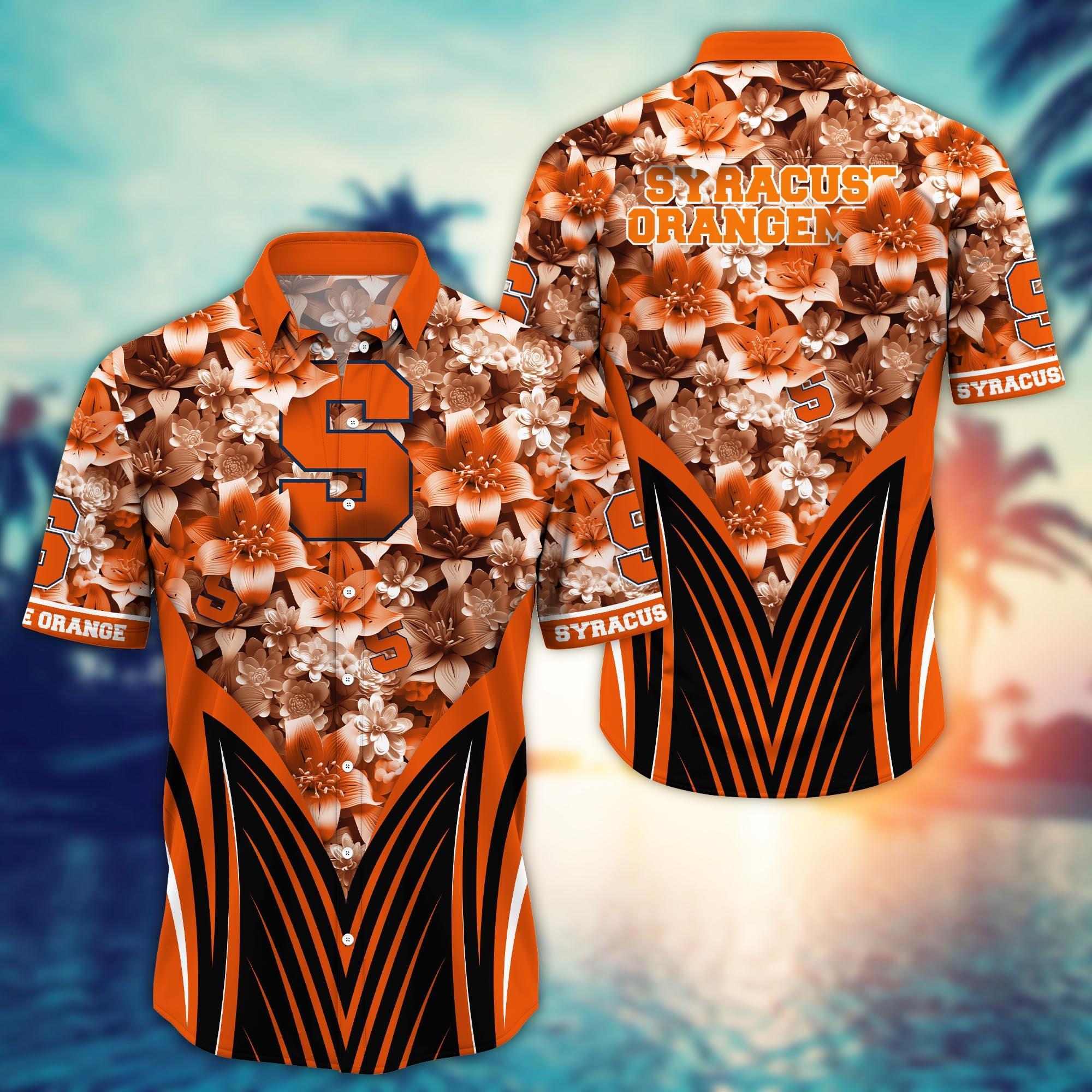 Syracuse Orange NCAA Hawaiian Shirt, Aloha Shirt Ver 1