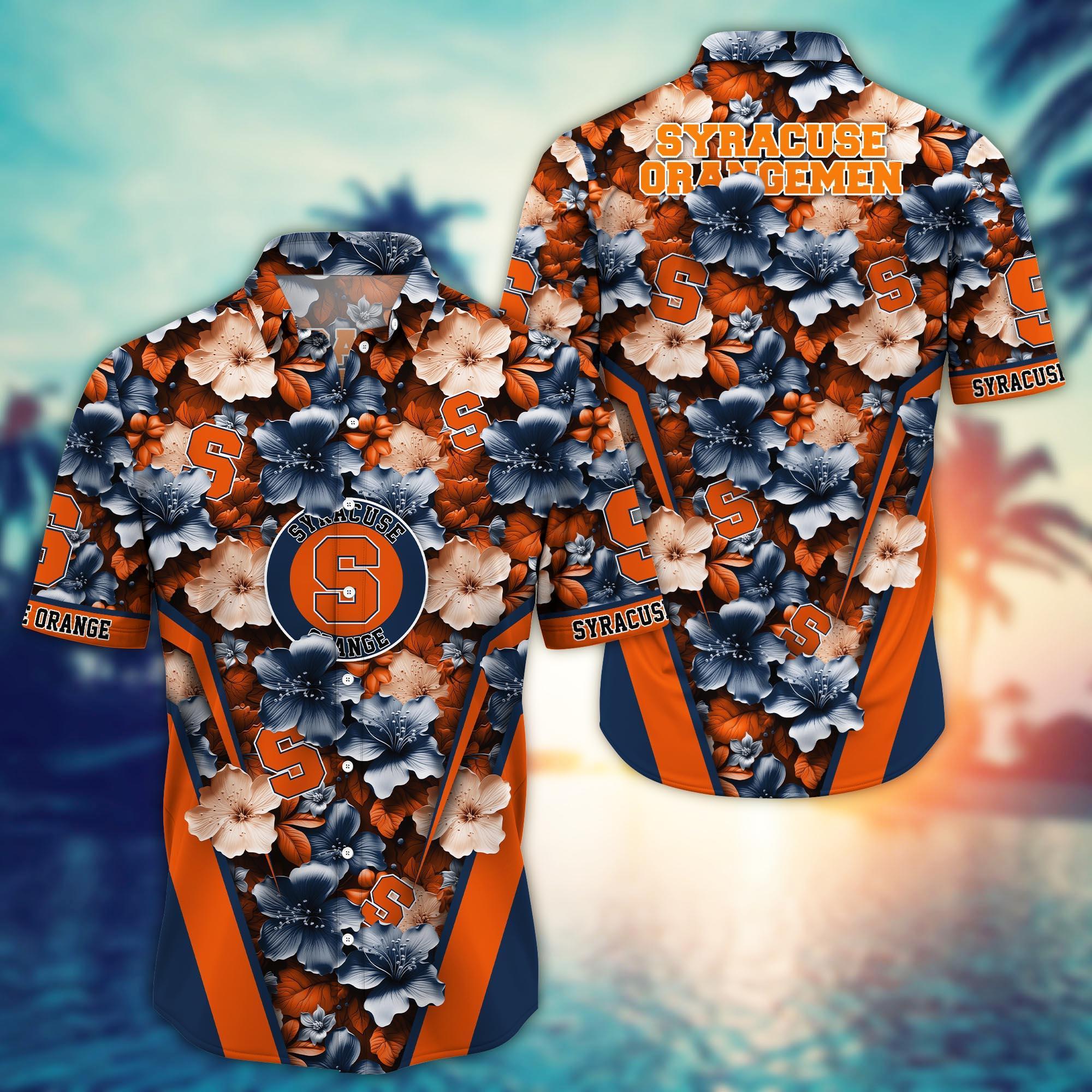 Syracuse Orange NCAA Hawaiian Shirt, Aloha Shirt Ver 2