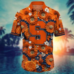 Syracuse Orange NCAA Hawaiian Shirt for This Summer Customize Shirt Any Team