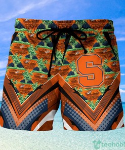 Syracuse Orange Summer Gift Hawaiian Shirt And Shorts for Sports Fans