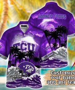 TCU Horned Frogs NCAA Best Hawaiian Shirt Ever- Customize Any Team Any League