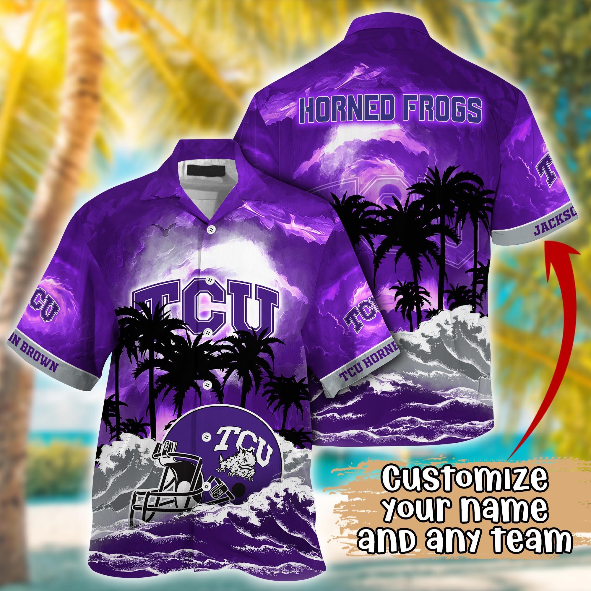 TCU Horned Frogs NCAA Best Hawaiian Shirt Ever- Customize Any Team Any League