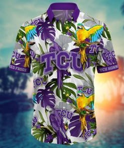 TCU Horned Frogs NCAA Flower Hawaii Shirt For Fans Ver 1