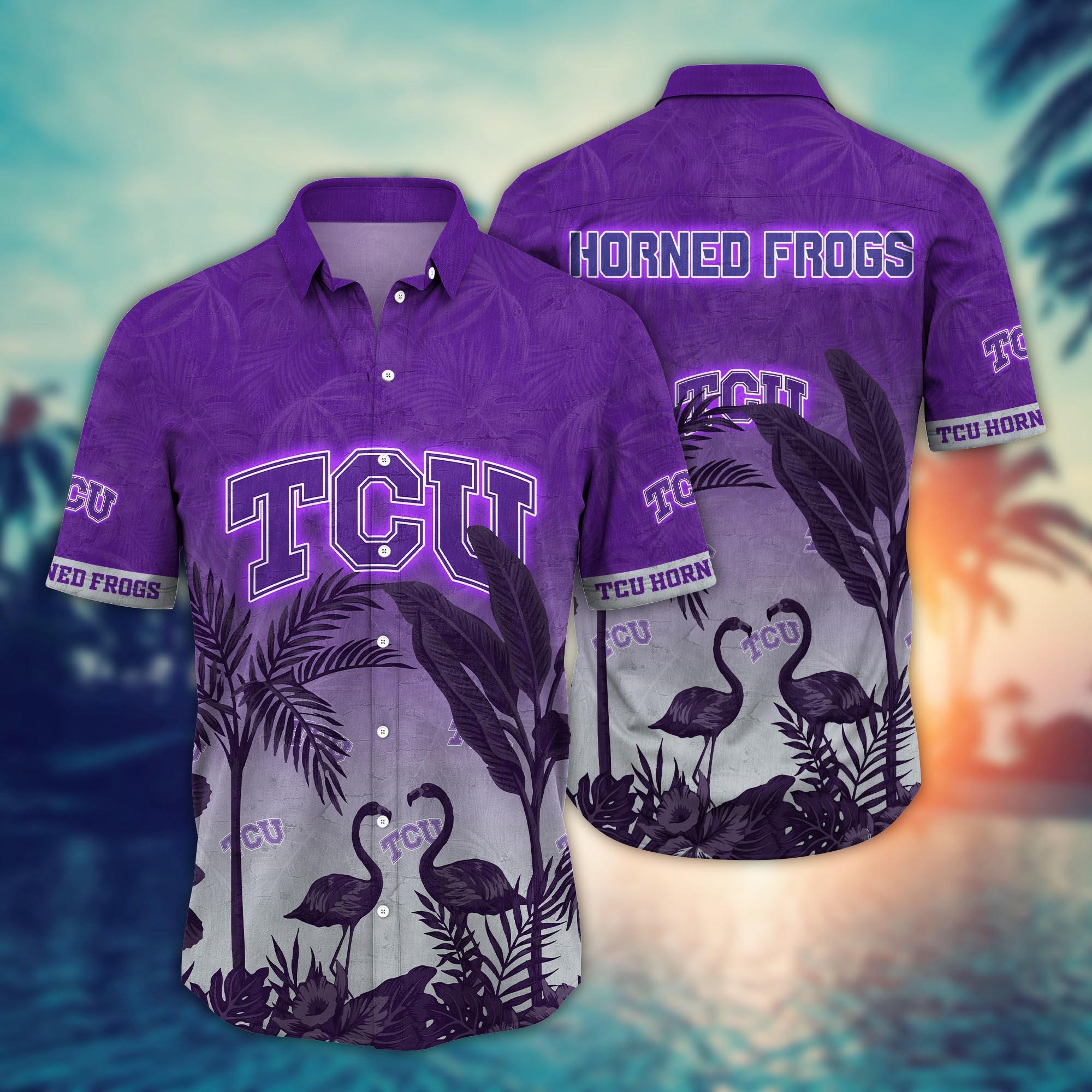 TCU Horned Frogs NCAA Flower Hawaii Shirt For Fans Ver 10