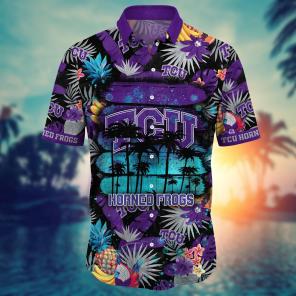 TCU Horned Frogs NCAA Flower Hawaii Shirt For Fans Ver 13