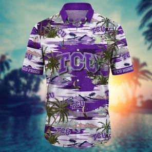 TCU Horned Frogs NCAA Flower Hawaii Shirt For Fans Ver 17