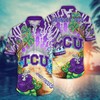 TCU Horned Frogs NCAA Flower Hawaii Shirt For Fans Ver 2